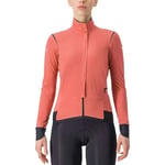 CASTELLI 4523542-654 ALPHA F.ROS W JKT Jacket Unisex MINERAL RED/BLACK Size L