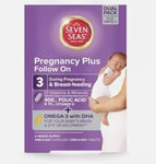2x Seven Seas Pregnancy Plus Breastfeeding Vitamins with Folic Acid & Omega-3