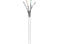 Goobay Cat 6 Nätverkskabel, S/Ftp (Pimf), Vit - Kabellängd 100 M