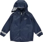 Muddy Puddles Unisex Kid's Recycled Rainy Day Waterproof Jacket, Navy Blue, 3-4 Years
