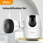 IMOU 1080P FHD WIFI IP Security Camera Indoor PTZ Cam & Outdoor IP67 Smart Cam