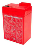 FEBER Famosa 800003104 - Batterie de Rechange pour Véhicules Électriques FEBER pour enfants, 6V, 4 Ah