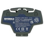 EXTENSILO Batterie compatible avec Kärcher WV Classic, WV6 Plus, WV7 robot électroménager, gris (2500mAh, 3,7V, Li-ion)