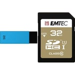 Pack Support de Stockage Rapide et Performant : Clé USB - 2.0 - Séries Runners - 32 Go + Carte SD - Classe 10 - Gamme Elite Gold - 32 GB