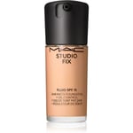 MAC Cosmetics Studio Fix Fluid SPF 15 24HR Matte Foundation + Oil Control Matterende foundation SPF 15 Skygge N6 30 ml