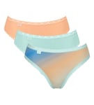 sloggi Women's 24/7 Weekend Tai C3P Underwear, Multiple Colours 9, 10 UK, 38 EU