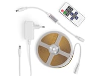 Led Strip Set Avide, Ip20, 33W, 3000K, 1579 Lm, Cob, 24V, With Remote Control, 5M