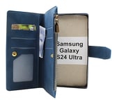 XL Standcase Lyxfodral Samsung Galaxy S24 Ultra 5G (SM-S928B/DS) (Marinblå)