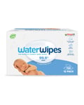 WaterWipes Våtservietter Baby | Plast- & Duftfri | 12x60stk