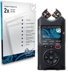 Bruni 2x Protective Film for Tascam DR-40X Screen Protector Screen Protection