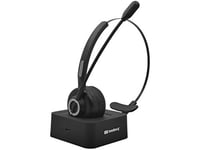 Sandberg Bluetooth Office Headset Pro Monophonique Bandeau Noir - Casques audio (Centre d'appel/Bureau, Monophonique, Bandeau, Noir, Sans fil, 2.4 - 2.4835 GHz)