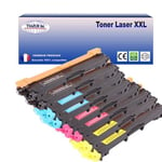 8 Toners compatibles avec Brother TN241 TN245 pour Brother MFC9340CDW, MFC9342CDW - T3AZUR