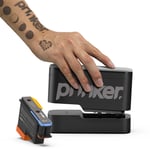Prinker S Tattoo Printer for Your Instant Custom Temporary Tattoos with Premium Cosmetic Black Ink - Compatible w/iOS & Android devices