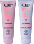 Noughty 97% Natural Wave Hello Shampoo and Conditioner, Vitamin Rich Formula for