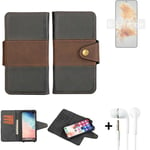 wallet case for Huawei Mate 50 + earphones bookstyle cover pouch
