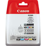 Canon PGI-580XL/CLI-581XL PGI/C/M/Y/BK, Multipack (5 färgpatroner)