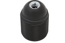 Lamphållare E27 gäng svart TP