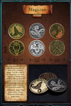 Metal Coins Magician (24 st)