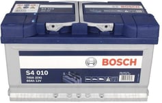 Bosch SLI S4 010 80Ah - Bilbatteri / Startbatteri - Volvo - Ford - VW - Toyota - BMW - Opel - Saab - Mercedes