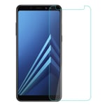 Samsung Galaxy A8 ( 2018) - Hærdet beskyttelsesglas 0,25mm. (Arc Edge)