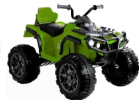 Lean Sport Elektrisk fyrhjuling för barn BMD0906, grön