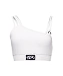 Superdry Womens Limited Edition Sdx Sesh Crop Top - White Nylon - Size Small/Medium
