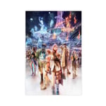 Gaming Poster Final Fantasy 13 Canvas Poster Wall Art Decor Print Picture Paintings for Living Room Bedroom Decoration 16×24inch(40×60cm) Unframe-style1