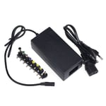 Adaptateur universel pour ordinateur portable 100W + câble Tripolaire 1M noir