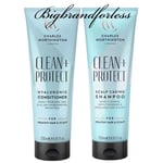 CHARLES WORTHINGTON Clean + Protect Scalp Caring Hair Shampoo & Conditioner