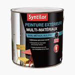 SYNTILOR - Peinture Extérieure Multi-Matériaux Gris Anthracite Satiné RAL 7016 2L