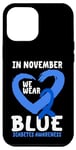 Coque pour iPhone 15 Plus En novembre, nous portons Blue Diabetes Awareness Type 1 Diabétique