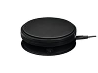 EUROPALMS Rotary Plate 15cm up to 5kg black, Europalms rotationsplattan 15 cm upp till 5 kg svart
