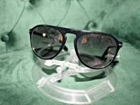 Persol PO3302S Sunglasses 95/M3, Gloss Black with Grey Graduated Polarised. BNIB