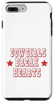 Coque pour iPhone 7 Plus/8 Plus Cowgirls Break Hearts Cowgirl drôle