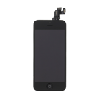 LCD-skärm Touch enhet med små delar iPhone 5S - Svart
