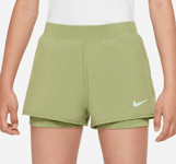 NIKE Victory Shorts Army Green Girls Jr (Storlek kläder: S)