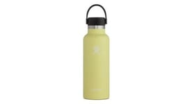 Gourde isotherme hydro flask standard mouth with sfc 532 ml jaune ananas