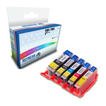 Refresh Cartridges Full Set 5 Pack PGI-7/PGI-9 Ink Compatible With Canon Printer