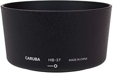 Caruba HB-37 Black Lens Caps (Round, Nikkor AF-S DX VR 55-200 mm f/4-5.6 G IF-ED, Black)