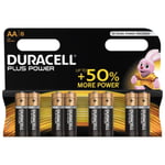 Duracell Plus Power Aa Alkaline Batteries, 8pk
