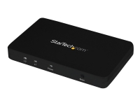 StarTech.com HDMI Splitter 1 In 2 Out - 4k 30Hz - 2 Port - Aluminum - HDMI Multi Port - HDMI Audio Splitter (ST122HD4K) - Video/audio switch - 2 x HDMI - stasjonær - for P/N: SVA5H2NEUA