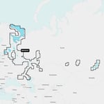 Navionics Elektroniskt sjökort Nav+ EU652L - Västra Ryssland
