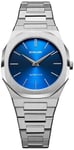 D1 Milano UTBL21 Ultra Thin Blå/Stål Ø34 mm