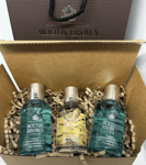 MOLTON BROWN Coastal Cypress Sea Fennel Bath Shower Gel & EDT 50ml Gift Set Bag
