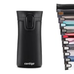 Contigo Pinnacle Autoseal Travel Mug, Stainless Steel Thermal Mug, Vacuum Flask, Leakproof Tumbler, Coffee Mug with BPA Free Easy-Clean Lid, 300 ml, Matte Black