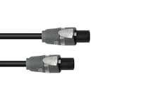 SOMMER CABLE Speaker cable Speakon 2x2.5 1m bk, Sommer Kabel Högtalarkabel Speakon 2x2.5 1m svart