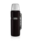 Thermos 190754 Stainless King Flask, Stainless Steel, Matt Black, 1.2 L New