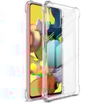 EIDERWOOD Samsung Galaxy A51 (5G) Plast Skal m. Stötdämpande Hörn - Genomskinlig