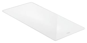 GROHE Glass Chopping Board, Over Kitchen Sink Cutting Board, 240 x 450 mm, Thickness 5 mm, Break-Proof, Dishwasher Safe, White, 40786L00