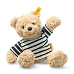 Steiff Jimmy Teddy bear EAN 113925 Striped T-shirt Soft Cuddly Friends 25cm New
